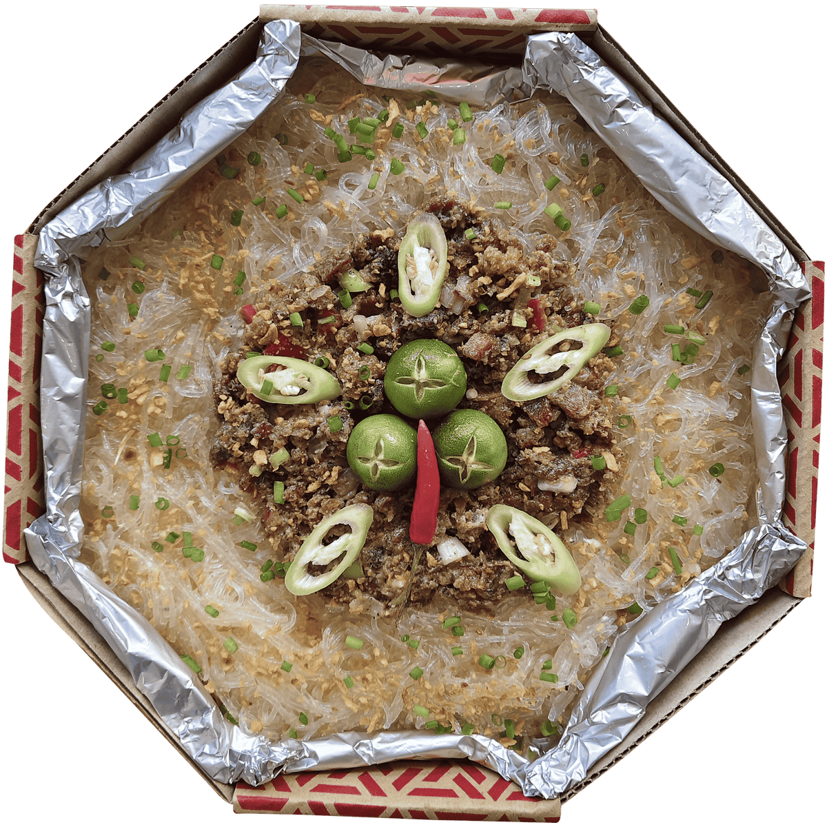 Sotanghon Sisig